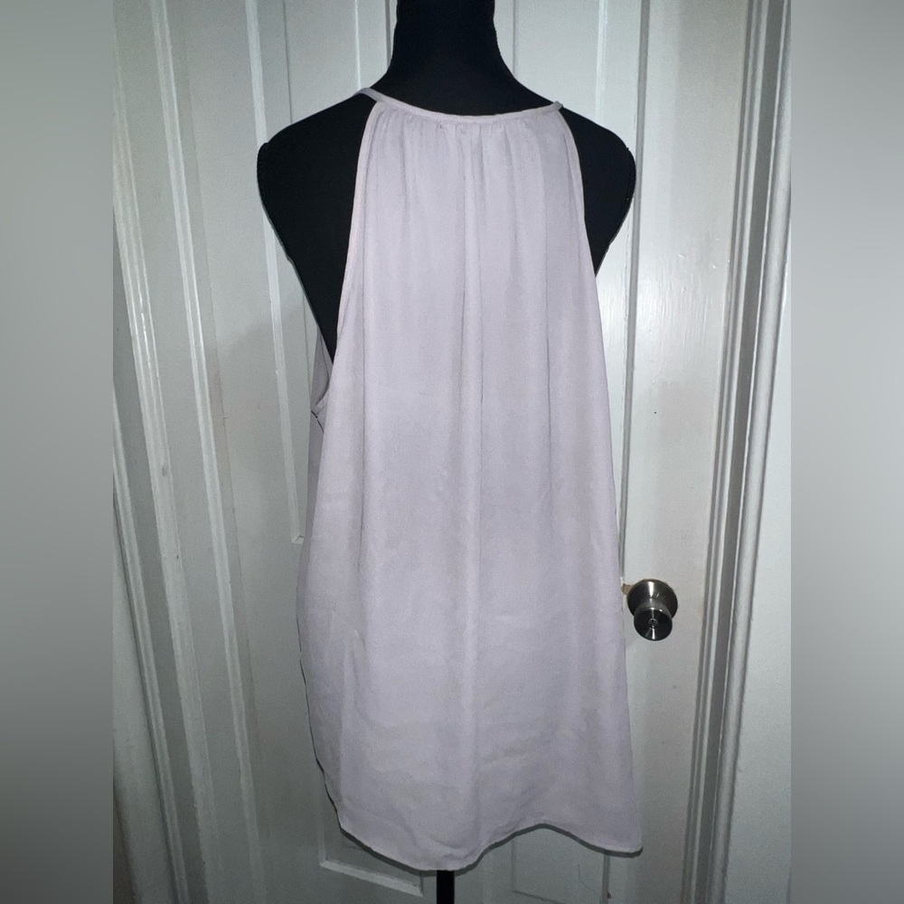 Maurice's Light Purple Sleeveless Top, 2X plus size, shirt, blouse - Picture 5 of 7